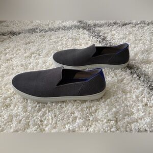 Rothy's Gray and Blue Women's Slip-On Sneakers